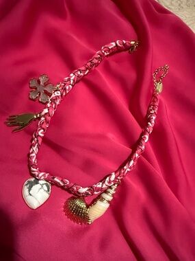 Free People Braided Shell Charm Necklace - Women's Jewelry